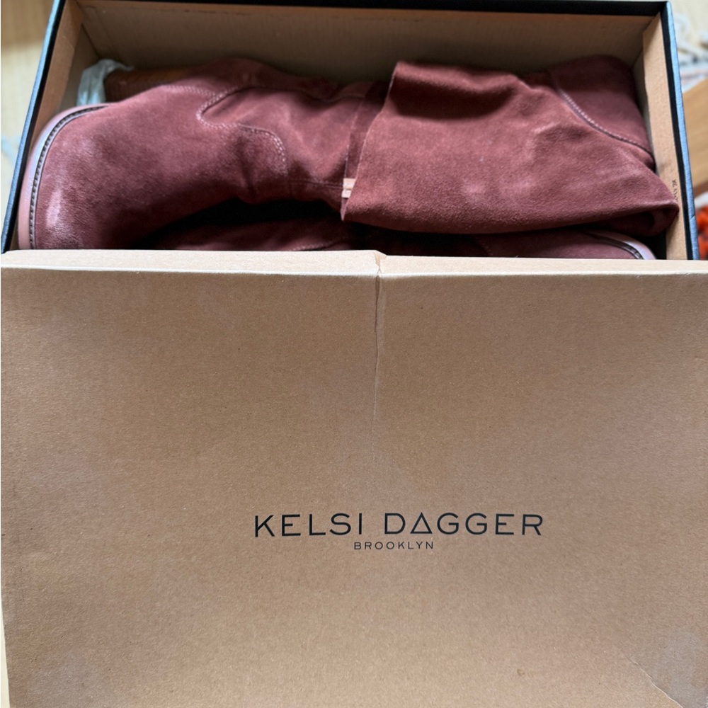 Kelsi Dagger Women's Heeled Boots - Rich Burgundy
